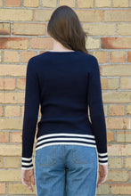 Load image into Gallery viewer, COOPER by Trelise Cooper - Ad Ribitum Jumper - NAVY/ RED/ MAGENTA/ FOREST