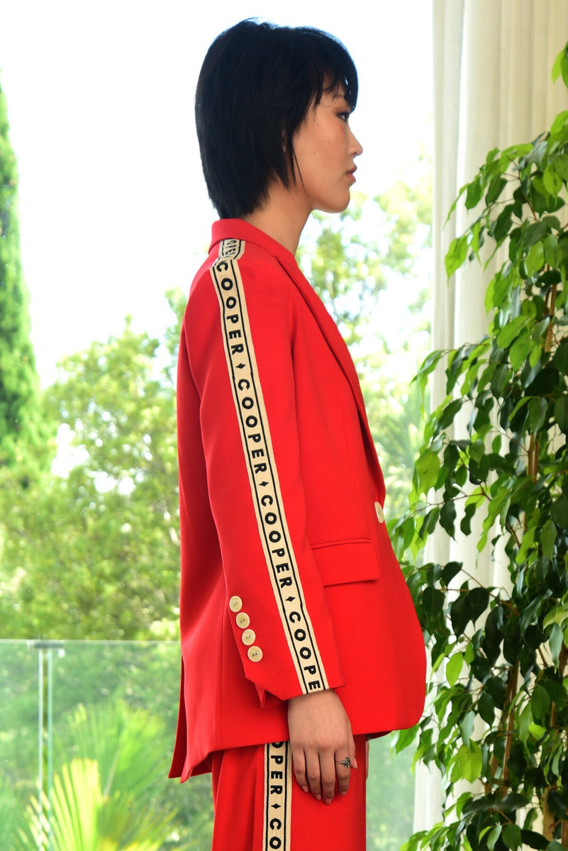 COOPER by Trelise Cooper Blazers Edge Jacket RED/ BLACK The