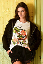 Load image into Gallery viewer, COOP by Trelise Cooper - As Hood As It Gets - BLACK/ WHITE/ RASPBERRY