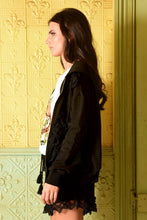 Load image into Gallery viewer, COOP by Trelise Cooper - As Hood As It Gets - BLACK/ WHITE/ RASPBERRY