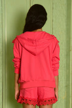 Load image into Gallery viewer, COOP by Trelise Cooper - As Hood As It Gets - BLACK/ WHITE/ RASPBERRY