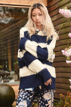 Load image into Gallery viewer, COOPER by Trelise Cooper - Ready For The Morning Jumper - BLACK STRIPE/ NAVY STRIPE