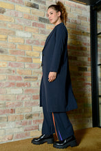 Load image into Gallery viewer, COOPER by Trelise Cooper - Back To The Future Coat - NAVY PINSTRIPE