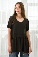 Load image into Gallery viewer, CURATE by Trelise Cooper - Light Hearted Top - BLACK/ RED