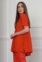Load image into Gallery viewer, CURATE by Trelise Cooper - Light Hearted Top - BLACK/ RED