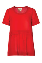 Load image into Gallery viewer, CURATE by Trelise Cooper - Light Hearted Top - BLACK/ RED