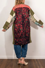 Load image into Gallery viewer, CIRCULAR by Maud Alice DAINTY - Gourmet Jacket - HOME NOTES Army green & Cherry Roses