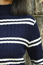 Load image into Gallery viewer, COOPER by Trelise Cooper - Sweater Than You Top - NAVY STRIPE