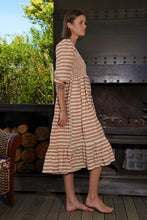 Load image into Gallery viewer, CURATE by Trelise Cooper - A Walk In The Park Dress - COFFEE STRIPE