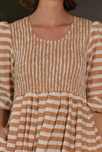 Load image into Gallery viewer, CURATE by Trelise Cooper - A Walk In The Park Dress - COFFEE STRIPE