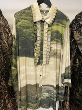 Load image into Gallery viewer, MEGAN SALMON - Derwent Austin Shirt - GREEN LANDSCAPE PHOTOGRAPH