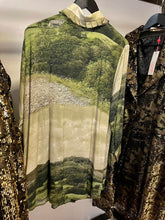 Load image into Gallery viewer, MEGAN SALMON - Derwent Austin Shirt - GREEN LANDSCAPE PHOTOGRAPH