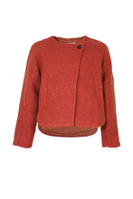 Load image into Gallery viewer, COOP by Trelise Cooper - Let's Go To The Crop jacket - RUST/ BLACK/ IVORY