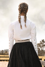 Load image into Gallery viewer, Trelise Cooper COUTURE - Roman Holiday Shirt - BLUE STRIPE/ WHITE/ BLACK