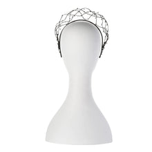 Load image into Gallery viewer, Olga Berg - Leia Wired Crown - BLACK or WHITE