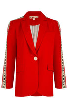 Load image into Gallery viewer, COOPER by Trelise Cooper - Blazers Edge Jacket - RED/ BLACK