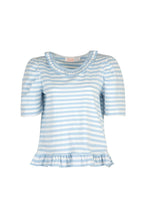 Load image into Gallery viewer, Candy Land T-Shirt - BLUE &amp; WHITE STRIPE