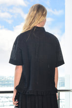Load image into Gallery viewer, CURATE by Trelise Cooper - Bare Necessities Shirt - BLACK/ BLUE