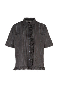 CURATE by Trelise Cooper - Bare Necessities Shirt - BLACK/ BLUE