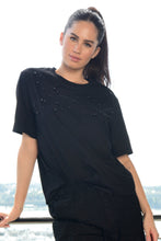 Load image into Gallery viewer, CURATE by Trelise Cooper - Girl With A Pearl Top - BLACK/ WHITE