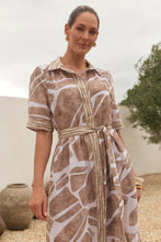 Load image into Gallery viewer, ADRIFT - Ginette Collared Dress - FJORDE STONE
