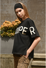 Load image into Gallery viewer, COOPER by Trelise Cooper - Left Hanging T-Shirt - BLACK