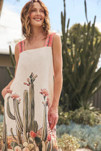 Load image into Gallery viewer, ADRIFT - Bec Sun Dress - SICILIANA CACTUS PRINT