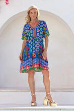 Load image into Gallery viewer, ADRIFT - Iris ShortDress - PARADISE PRINT