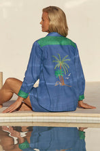 Load image into Gallery viewer, ADRIFT - Oversized Boyfriend Shirt - YALE BLUE