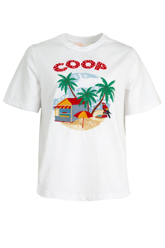 COOP by Trelise Cooper - Beachy Keen T-Shirt - WHITE & RED
