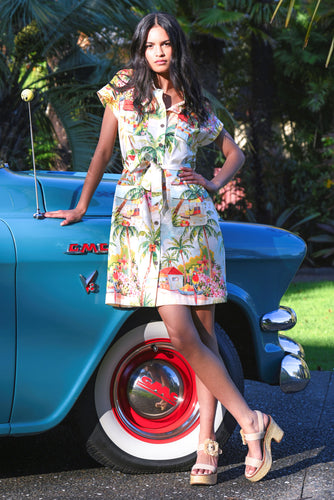COOP by Trelise Cooper - Cargo-On Dress - PALM BEACH PRINT