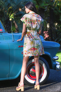 COOP by Trelise Cooper - Cargo-On Dress - PALM BEACH PRINT