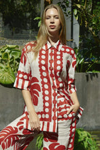 Load image into Gallery viewer, COOPER by Trelise Cooper - In The Know Top - RED/ NATURALS