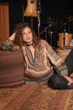 Load image into Gallery viewer, COOPER by Trelise Cooper - Kaftan-tastic Top - VINTAGE BROWNS