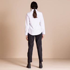 MEGAN SALMON - Parrot Liberty Shirt - WHITE