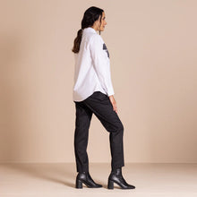 Load image into Gallery viewer, MEGAN SALMON - Parrot Liberty Shirt - WHITE