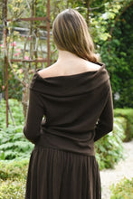 Load image into Gallery viewer, COOPER by Trelise Cooper - Bare Your Shoulder Top - CHOCOLATE or BLACK