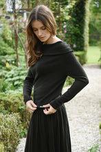 Load image into Gallery viewer, COOPER by Trelise Cooper - Bare Your Shoulder Top - CHOCOLATE or BLACK