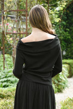 Load image into Gallery viewer, COOPER by Trelise Cooper - Bare Your Shoulder Top - CHOCOLATE or BLACK