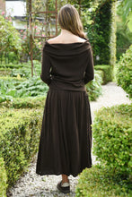 Load image into Gallery viewer, COOPER by Trelise Cooper - Basque To Basics Skirt - CHOCOLATE
