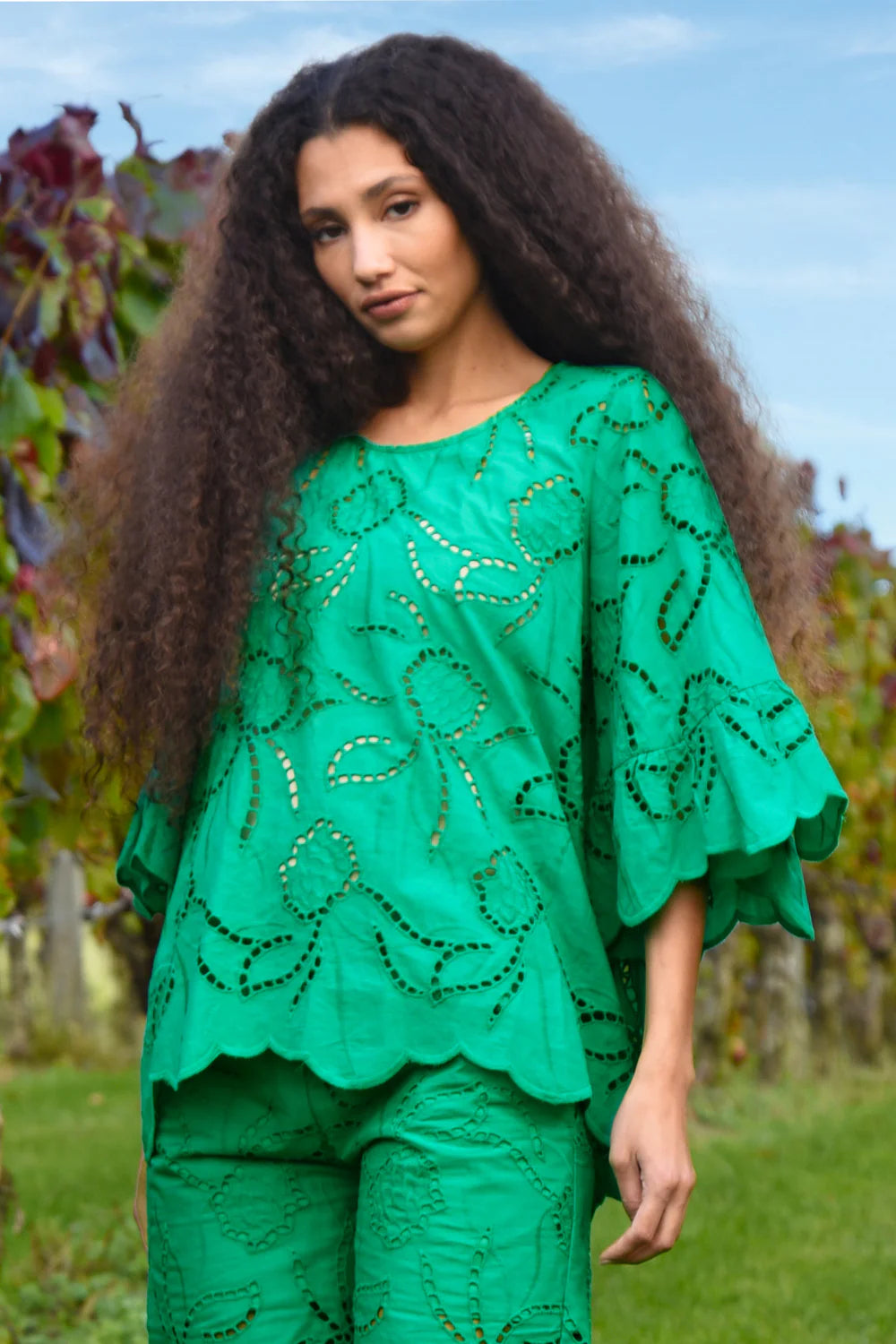 CURATE by Trelise Cooper - Border Control Top - GREEN