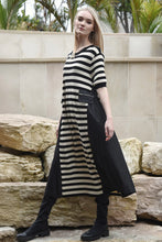 Load image into Gallery viewer, CURATE by Trelise Cooper - Cozy Couture Dress - BLACK/ STRIPE