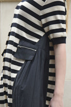 Load image into Gallery viewer, CURATE by Trelise Cooper - Cozy Couture Dress - BLACK/ STRIPE