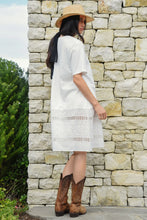 Load image into Gallery viewer, CURATE by Trelise Cooper - Straight Laced Dress - WHITE
