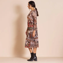 Load image into Gallery viewer, MEGAN SALMON - Marco Polo Mesh Audrey Tee - MARCO POLO PRINT