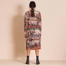 Load image into Gallery viewer, MEGAN SALMON - Marco Polo Mesh Audrey Tee - MARCO POLO PRINT