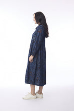 Load image into Gallery viewer, ORIENTIQUE - Tabriz Collar Dress - BLUE TAPESTRY