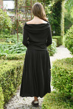 Load image into Gallery viewer, COOPER by Trelise Cooper - Basque To Basics Skirt - CHOCOLATE or BLACK