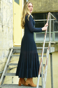 COOP by Trelise Cooper - You're So Fine Dress - BLACK/ NAVY