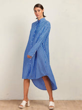 Load image into Gallery viewer, STATE OF EMBRACE - Shirt Dress - SKY STRIPE